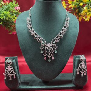 Elegant AD Premium Necklace Set