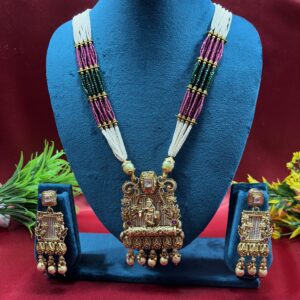 High Quality Divine Krishna Pearl Necklace