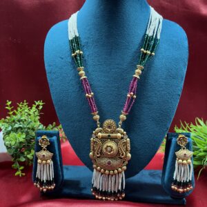 Premium Pearl Long Necklace