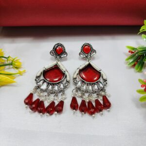 Elegant Oxidised Earrings